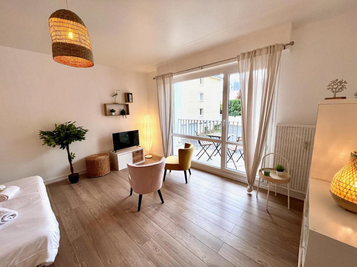 Nihal, Studio Proche Zenith Avec Parking Et Balcon Caen Eksteriør billede